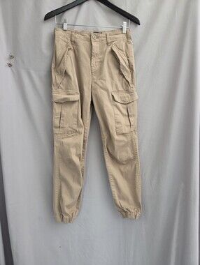 Bench Tan Cargo Joggers with Elastic Ankles